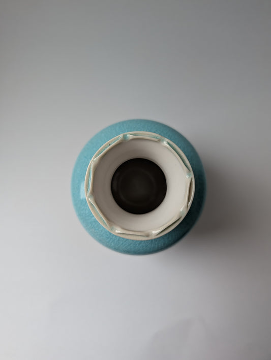 Celadon Rose Vase