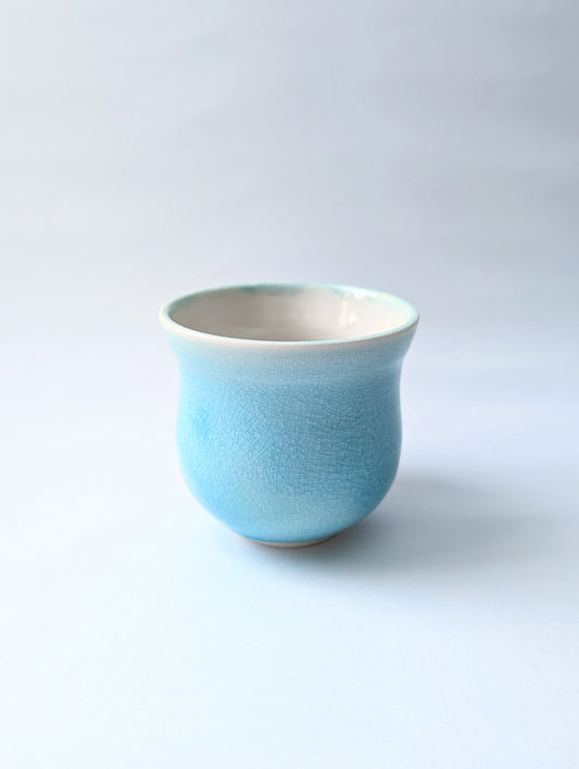 Blue Celadon Tulip Cup
