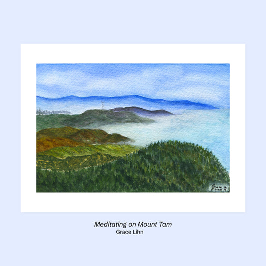 "Meditating on Mount Tam" Print