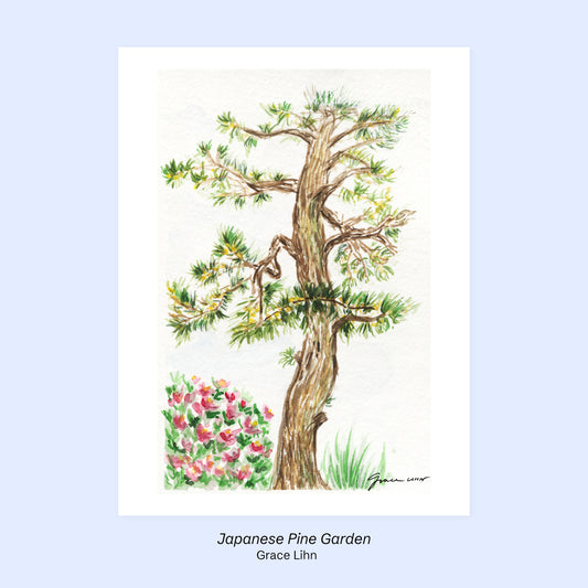 "Japanese Pine Garden" Print