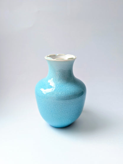 Celadon Rose Vase