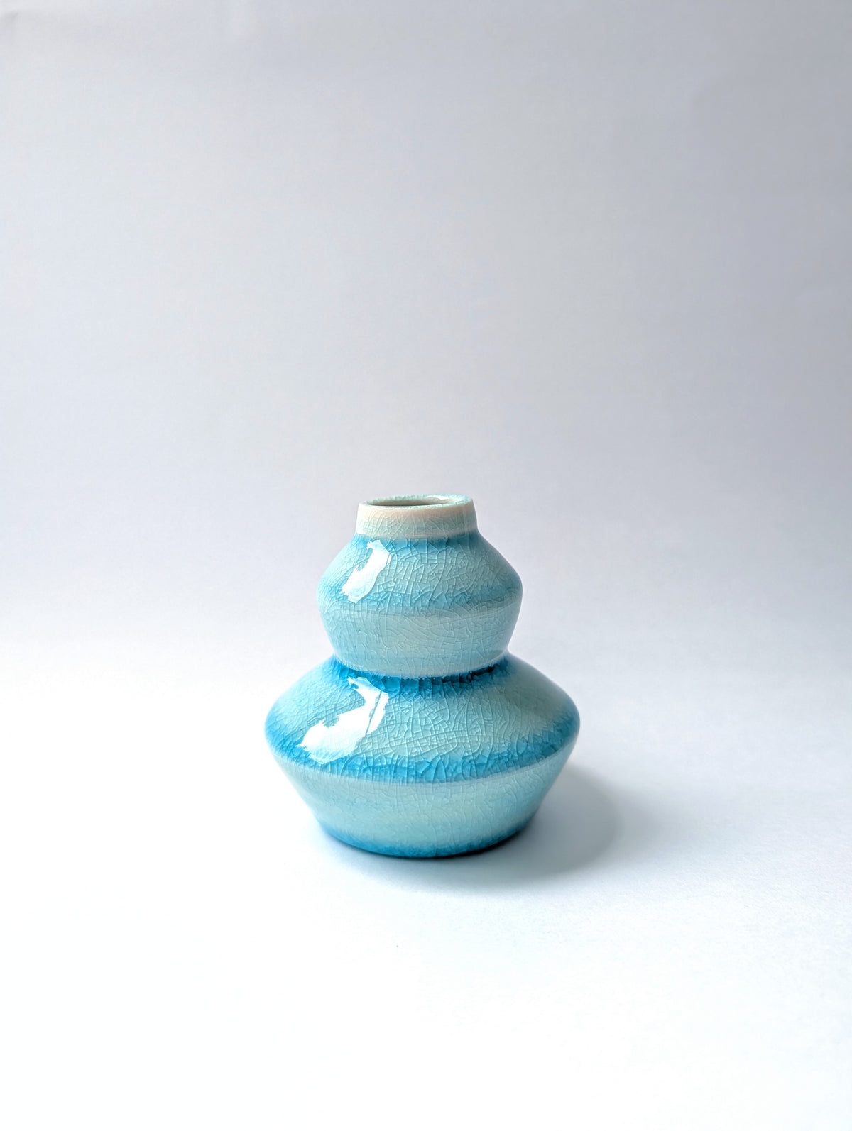 Celadon Cascades Bud Vase
