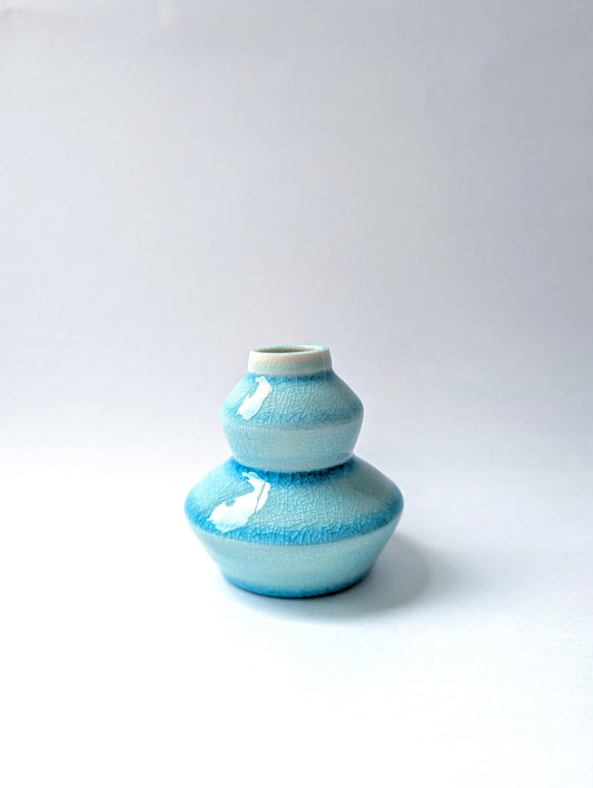 Celadon Cascades Bud Vase