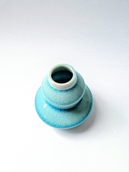 Celadon Cascades Bud Vase